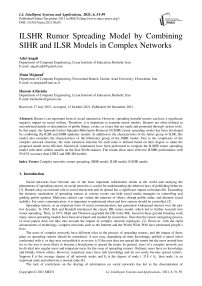 ILSHR Rumor Spreading Model by Combining SIHR and ILSR Models in Complex Networks