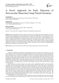 A Novel Approach for Early Detection of Neovascular Glaucoma Using Fractal Geometry