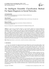 An Intelligent Ensemble Classification Method For Spam Diagnosis in Social Networks