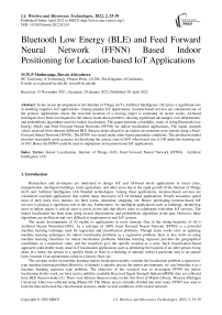 Bluetooth Low Energy (BLE) and Feed Forward Neural Network (FFNN) Based Indoor Positioning for Location-based IoT Applications