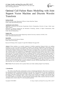 Optimal Call Failure Rates Modelling with Joint Support Vector Machine and Discrete Wavelet Transform