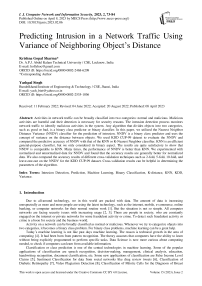 Predicting Intrusion in a Network Traffic Using Variance of Neighboring Object’s Distance