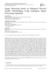 Image Denoising based on Enhanced Wavelet Global Thresholding Using Intelligent Signal Processing Algorithm
