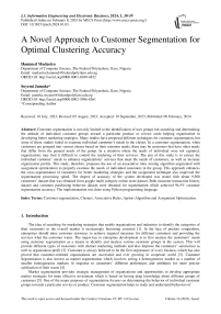 A Novel Approach to Customer Segmentation for Optimal Clustering Accuracy