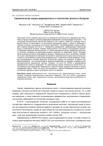 Сравнительная оценка радиационных и токсических рисков в Ангарске