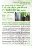 Содержание антоцианов в плодах линий баклажана селекции ВНИИССОК в условиях малообъемной гидропоники