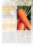 Экономическая эффективность выращивания моркови столовой в условиях центрального Предкавказья