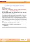 Application of innovative methods in distance learning in higher education