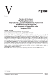 Review of the book “Fighting cybercrime: international legal and institutional framework and Bosnia and Herzegovina” by A. Murtezic, A. Dizdarevich MSC. Sarajevo, 2021