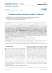 Collagen based bio-additives in polymer composites