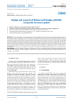 Design and research of Nielsen arch bridge with fully composite structure system
