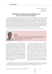 Monitoring of economic and social processes (the case of inter-ethnic relations)