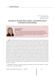 Consumer in the innovation economy: sociocultural aspects of formation and functioning