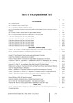 Index of articles published in 2015