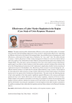 Effectiveness of labor market regulation in the region (case study of crisis response measures)
