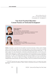 Non-state preschool education: current practices of territorial development