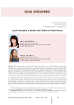 Social vulnerability of families with children in modern Russia