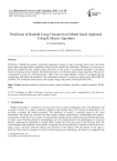 Prediction of Rainfall Using Unsupervised Model based Approach Using K-Means Algorithm