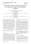 An Intelligent Approach of Regulating Electric-Fan Adapting to Temperature and Relative Humidity