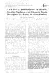 The Effects of "Preferentialism" on a Genetic Algorithm Population over Elitism and Regular Development in a Binary F6 Fitness Function