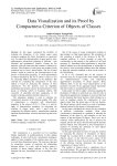 Data Visualization and its Proof by Compactness Criterion of Objects of Classes