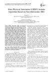 Semi-Physical Simulation of RR/S Attitude Algorithm Based on Non-Holonomic IMU
