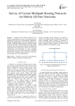 Survey of Current Multipath Routing Protocols for Mobile AD Hoc Networks