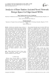 Analysis of Base Station Assisted Novel Network Design Space for Edge-based WSNs