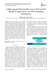 Addressing the Bandwidth issue in End-to-End Header Compression over IPv6 Tunneling Mechanism