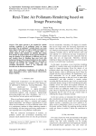 Real-Time Air Pollutants Rendering based on Image Processing