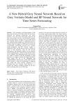 A New Hybrid Grey Neural Network Based on Grey Verhulst Model and BP Neural Network for Time Series Forecasting