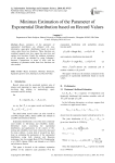 Minimax Estimation of the Parameter of Exponential Distribution based on Record Values