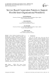 Service Based Cooperation Patterns to Support Flexible Inter-Organizational Workflows