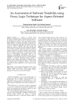 An Assessment of Software Testability using Fuzzy Logic Technique for Aspect-Oriented Software