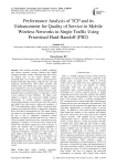 Performance Analysis of TCP and its Enhancement for Quality of Service in Mobile Wireless Networks in Single Traffic Using Prioritised Hard Handoff (PH2)