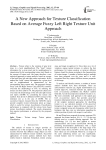 A New Approach for Texture Classification Based on Average Fuzzy Left Right Texture Unit Approach