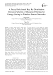 A Fuzzy Rule-based Key Re-Distribution Decision Scheme of Dynamic Filtering for Energy Saving in Wireless Sensor Networks
