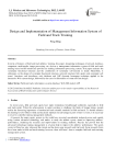 Design and Implementation of Management Information System of Field and Track Training