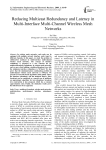 Reducing Multicast Redundancy and Latency in Multi-Interface Multi-Channel Wireless Mesh Networks