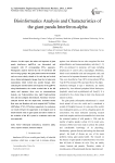 Bioinformatics Analysis and Characteristics of the giant panda Interferon-alpha
