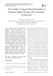 The Usability of Agent-Based Simulation in Decision Support System of E-Commerce Architecture