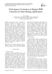 Performance Evaluation of Bagged RBF Classifier for Data Mining Applications