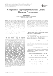 Compromise Hypersphere for Multi-Criteria Dynamic Programming