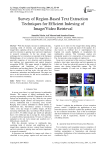 Survey of Region-Based Text Extraction Techniques for Efficient Indexing of Image/Video Retrieval