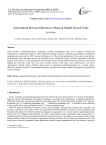 Agricultural Research Resource Sharing Model Based Grids
