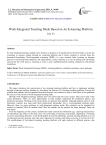 Work-Integrated Teaching Mode Based on An E-learning Platform