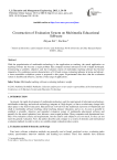 Construction of Evaluation System on Multimedia Educational Software
