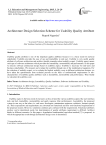 Architecture Design Selection Scheme for Usability Quality Attribute