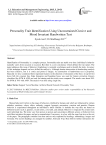 Personality Trait Identification Using Unconstrained Cursive and Mood Invariant Handwritten Text