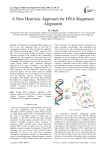 A New Heuristic Approach for DNA Sequences Alignment